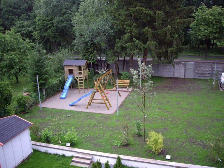 Gro�er Gemeinschaftsgarten Penthousewohnung M�nchen