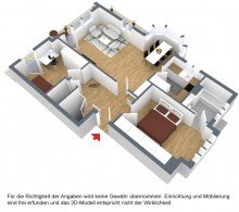 Grundriss 3D EG M�nchen - Hadern - Villa Ihre Residenz in Gro�hadern, mit eigenem Garten