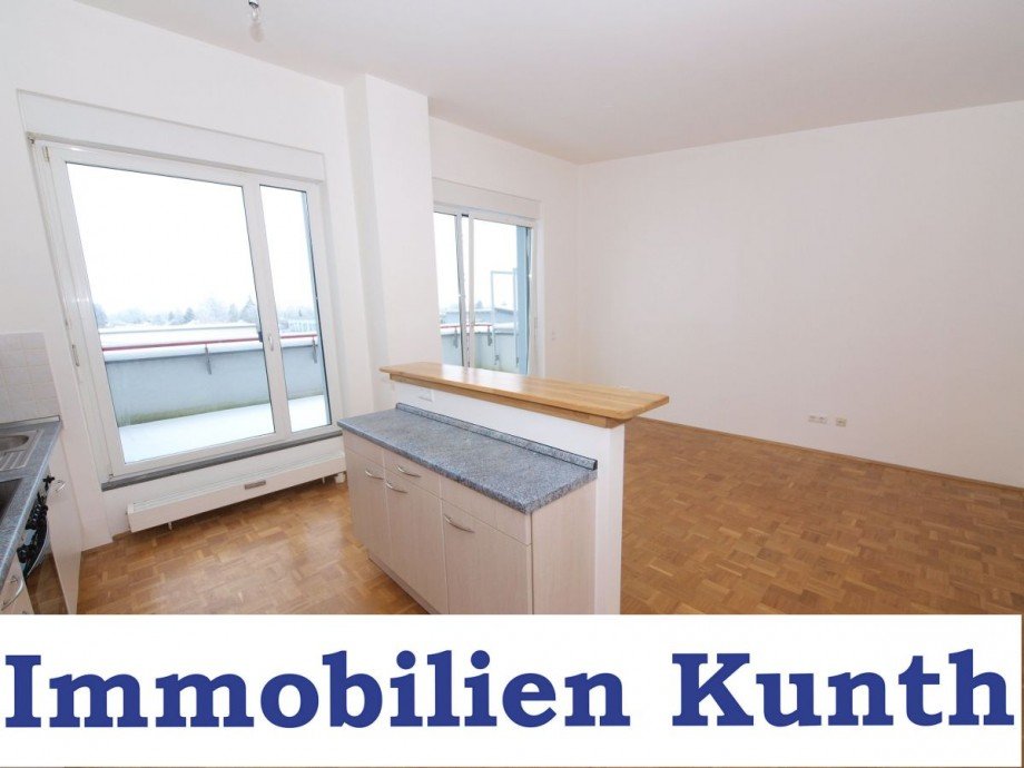 Offene K�che mit Theke Dachgeschosswohnung M�nchen