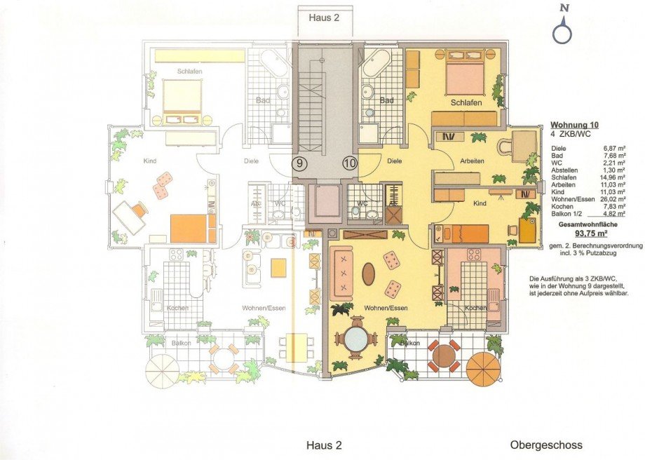 Grundriss Wohnung 10 Etagenwohnung M�nchen