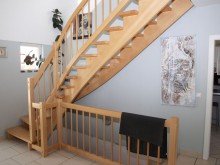 Treppe M�nchen - Nymphenburg Sonniges freistehendes EFH,exzellenter Grundriss,S�dterrasse,Kamin,Solaranlage