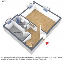 Grundriss 3D UG M�nchen - Hadern - Villa Ihre Residenz in Gro�hadern, mit eigenem Garten