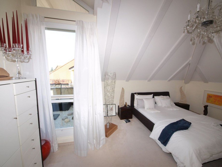 Schlafzimmer Dachgeschosswohnung M�nchen