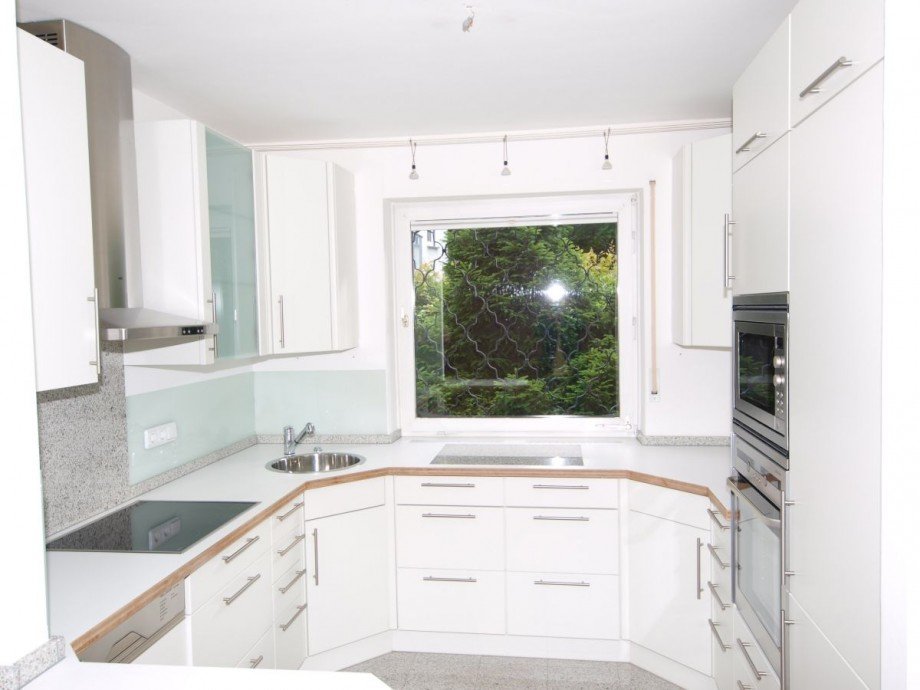 K�che mit Fenster Erdgeschosswohnung M�nchen